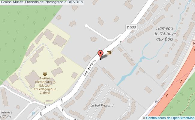 plan Musée Français De Photographie Bievres BIEVRES