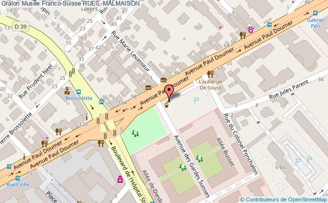 plan Musée Franco-suisse Rueil-malmaison RUEIL-MALMAISON