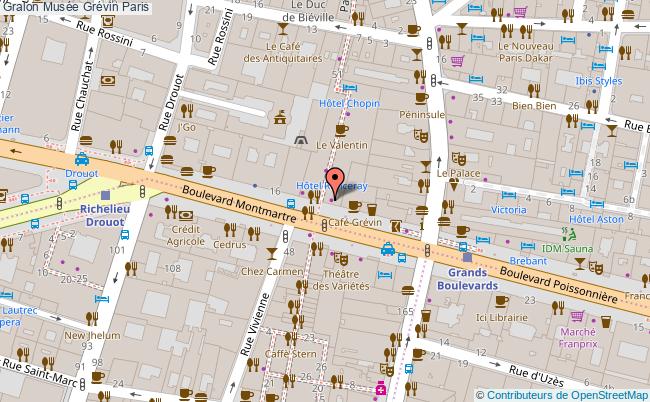 plan Musée Grévin Paris Paris