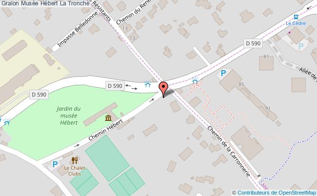 plan Musée Hébert La Tronche La Tronche