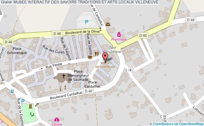 plan Musee Interactif Des Savoirs Traditions Et Arts Locaux Villeneuve VILLENEUVE