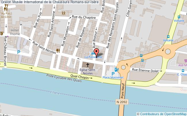 plan Musée International De La Chaussure Romans-sur-isère Romans-sur-Isère