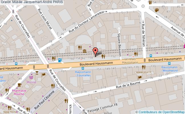 plan Musée Jacquemart-andré Paris PARIS