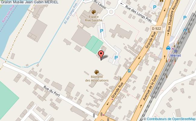 plan Musée Jean Gabin Meriel MERIEL