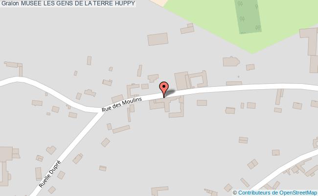 plan Musee Les Gens De La Terre Huppy HUPPY