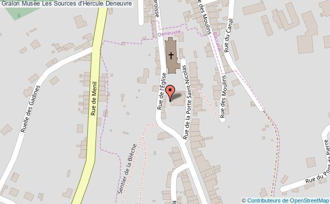 plan Musée Les Sources D'hercule Deneuvre Deneuvre