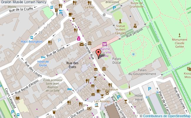 plan Musée Lorrain Nancy Nancy