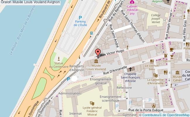 plan Musée Louis Vouland Avignon Avignon