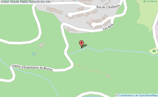 plan Musée Maillol Banyuls-sur-mer Banyuls-sur-mer