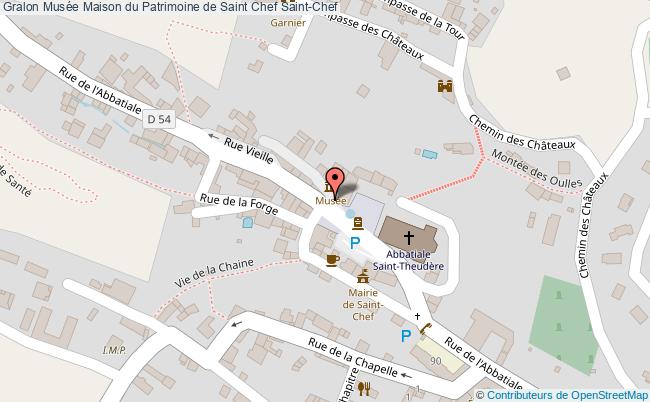 plan Musée Maison Du Patrimoine De Saint Chef Saint-chef Saint-Chef