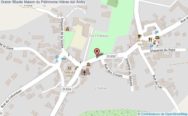 plan Musée Maison Du Patrimoine Hières-sur-amby Hières-sur-Amby