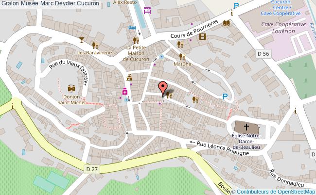 plan Musée Marc Deydier Cucuron Cucuron