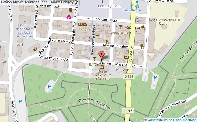 plan Musée Municipal Des Emaux Longwy Longwy