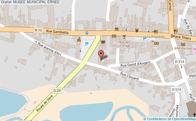 plan Musee Municipal Ernee ERNEE