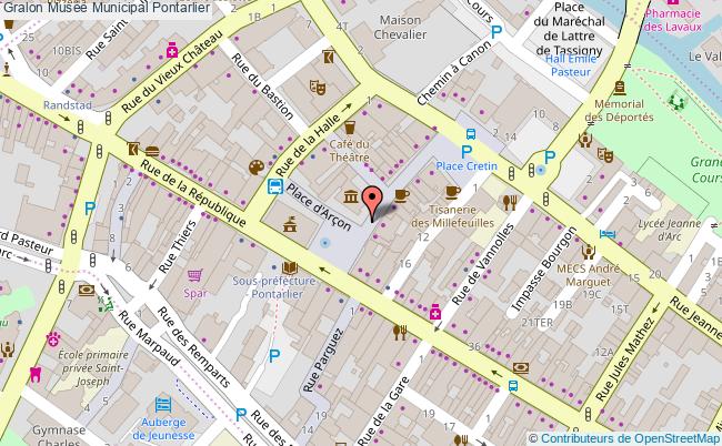 plan Musée Municipal Pontarlier Pontarlier