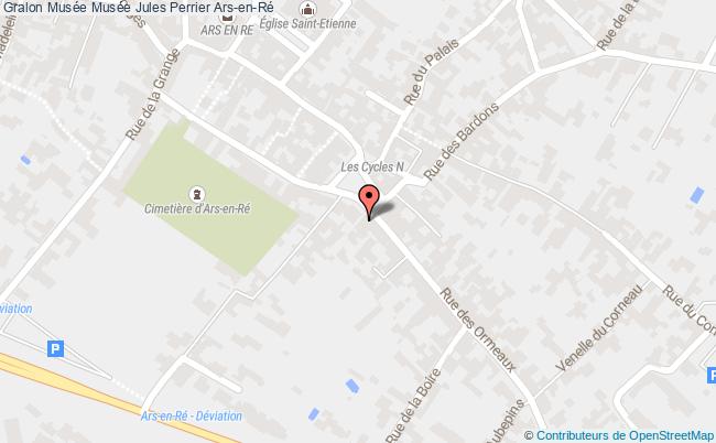 plan Musée Musée Jules Perrier Ars-en-ré Ars-en-Ré