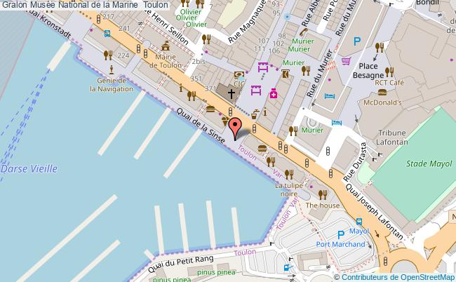 plan Musée National De La Marine  Toulon Toulon