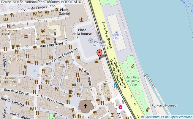 plan Musée National Des Douanes Bordeaux BORDEAUX