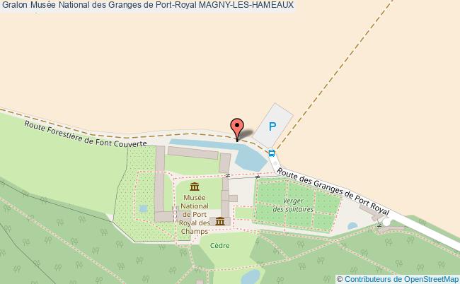 plan Musée National Des Granges De Port-royal Magny-les-hameaux MAGNY-LES-HAMEAUX