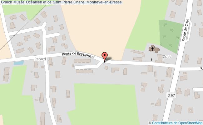 plan Musée Océanien Et De Saint Pierre Chanel Montrevel-en-bresse Montrevel-en-Bresse