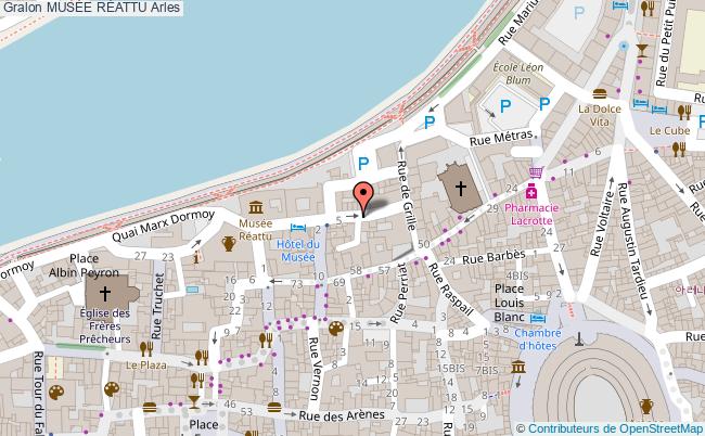 plan MusÉe RÉattu Arles Arles