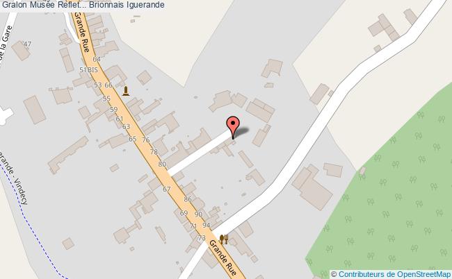 plan Musée Reflet... Brionnais Iguerande Iguerande