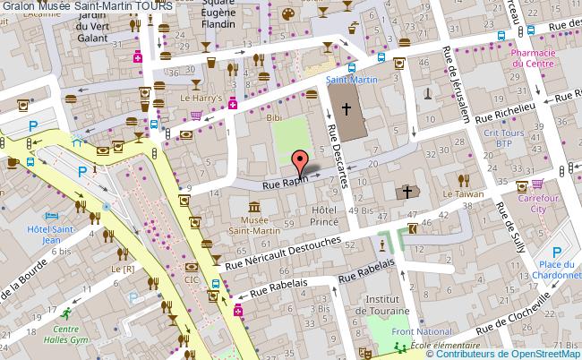 plan Musée Saint-martin Tours TOURS