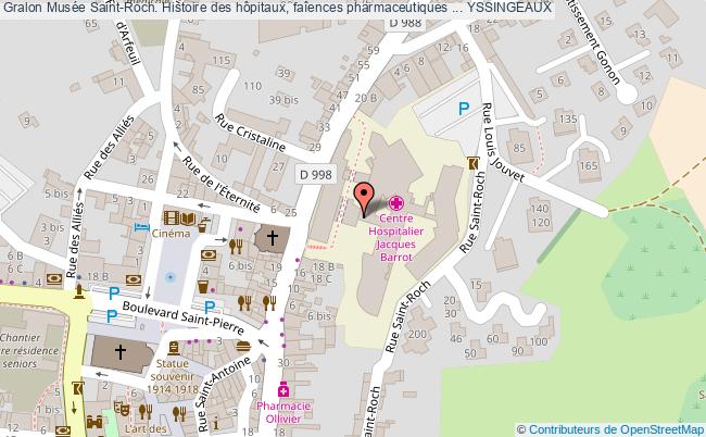 plan Musée Saint-roch. Histoire Des Hôpitaux, Faîences Pharmaceutiques ... Yssingeaux YSSINGEAUX