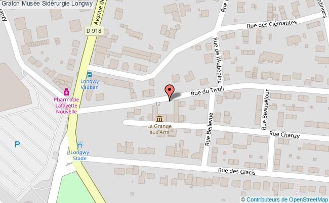 plan Musée Sidérurgie Longwy Longwy