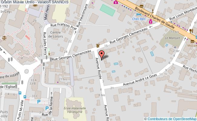 plan Musée Utrillo - Valadon Sannois SANNOIS