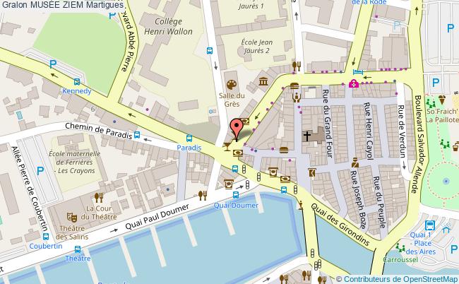 plan MusÉe Ziem Martigues Martigues