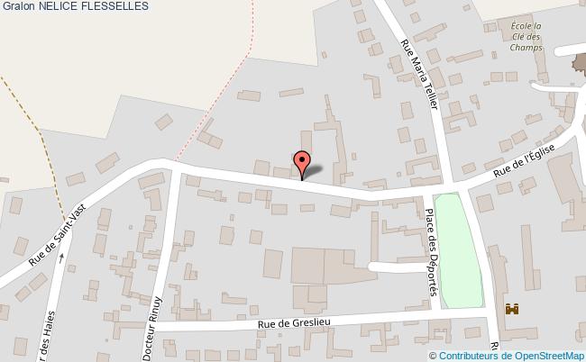 plan Nelice Flesselles FLESSELLES