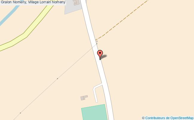 plan Nomeny, Village Lorrain Nomeny Nomeny
