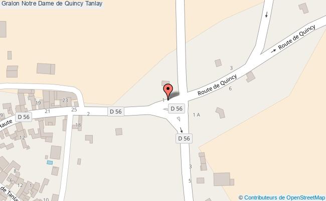 plan Notre Dame De Quincy Tanlay Tanlay