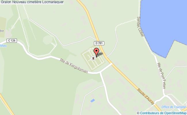 plan Nouveau Cimetière Locmariaquer Locmariaquer