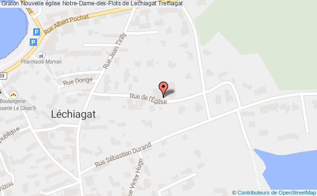 plan Nouvelle église Notre-dame-des-flots De Lechiagat Treffiagat Treffiagat
