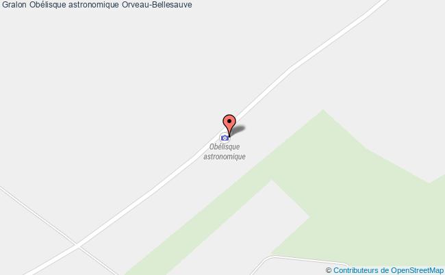 Obélisque astronomique Orveaubellesauve tourisme