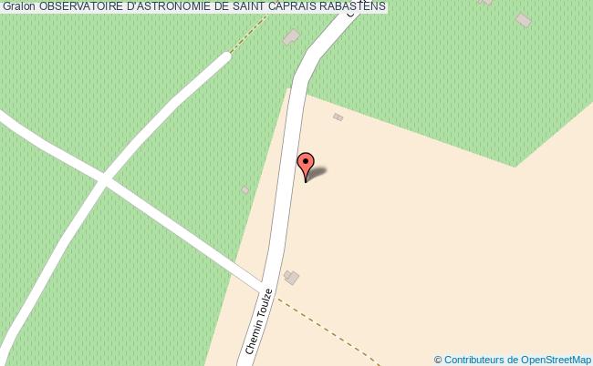 OBSERVATOIRE D'ASTRONOMIE DE SAINT CAPRAIS
