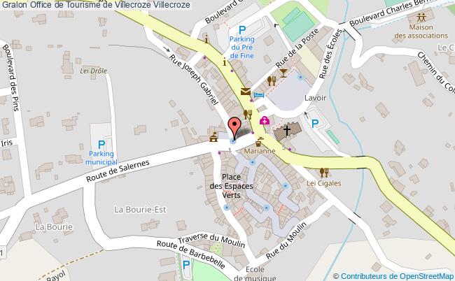 plan Office De Tourisme De Villecroze Villecroze Villecroze