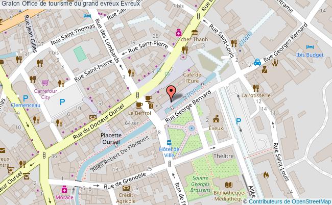 plan Office De Tourisme Du Grand Evreux Evreux Evreux