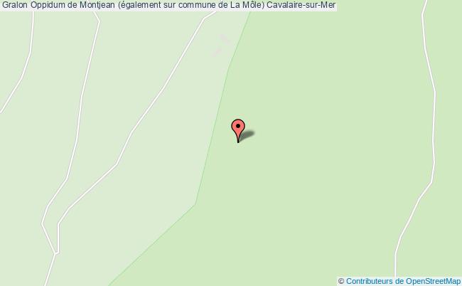 Oppidum de Montjean (également sur commune de La Môle)