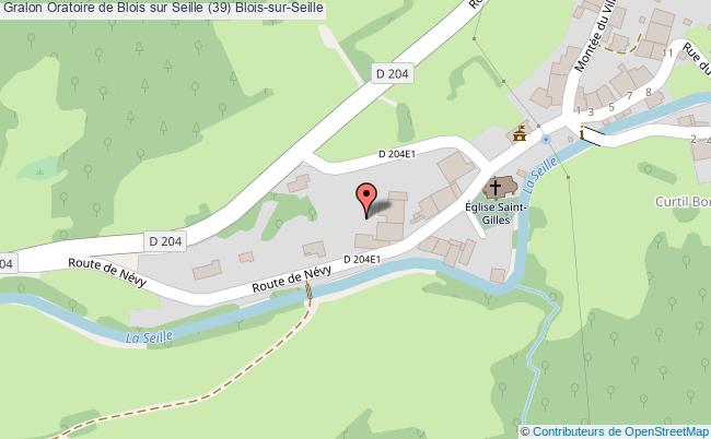 plan Oratoire De Blois Sur Seille (39) Blois-sur-seille Blois-sur-Seille