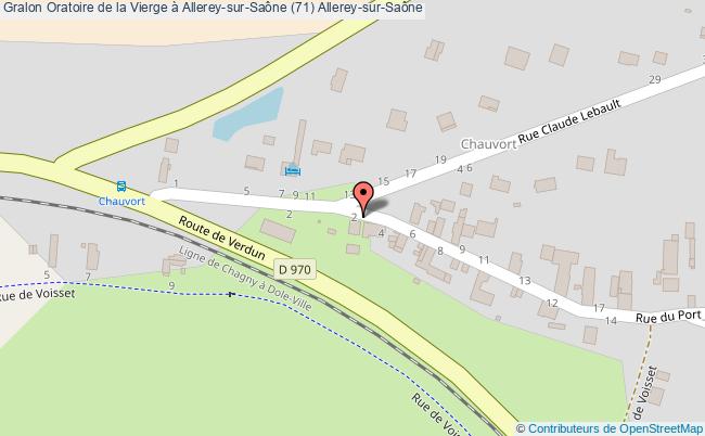plan Oratoire De La Vierge à Allerey-sur-saône (71) Allerey-sur-saône Allerey-sur-Saône