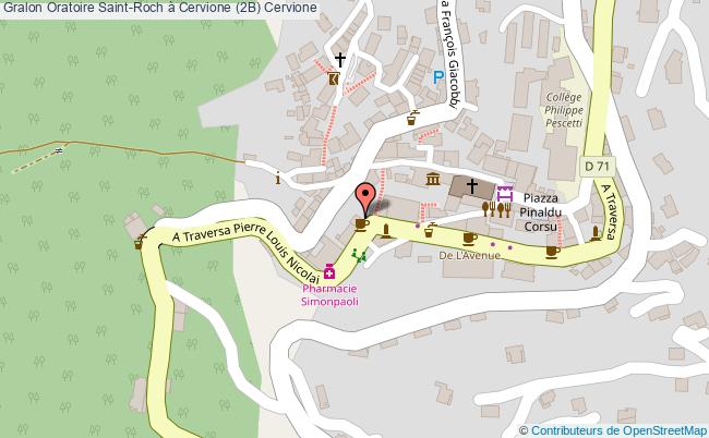 plan Oratoire Saint-roch à Cervione (2b) Cervione Cervione