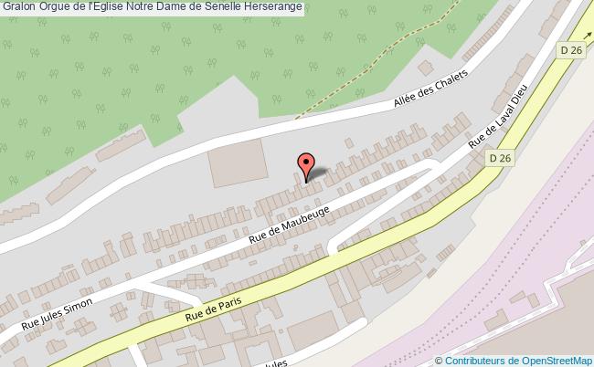 plan Orgue De L'eglise Notre Dame De Senelle Herserange Herserange