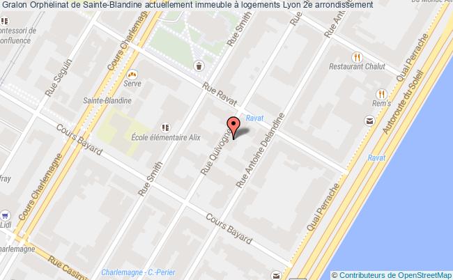 plan Orphelinat De Sainte-blandine Actuellement Immeuble à Logements Lyon 2e Arrondissement Lyon 2e arrondissement