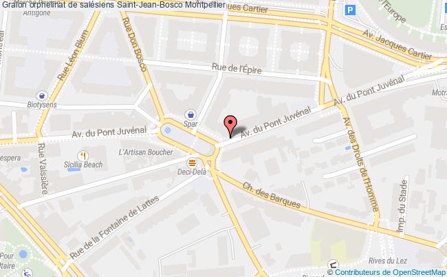 plan Orphelinat De Salésiens Saint-jean-bosco Montpellier Montpellier