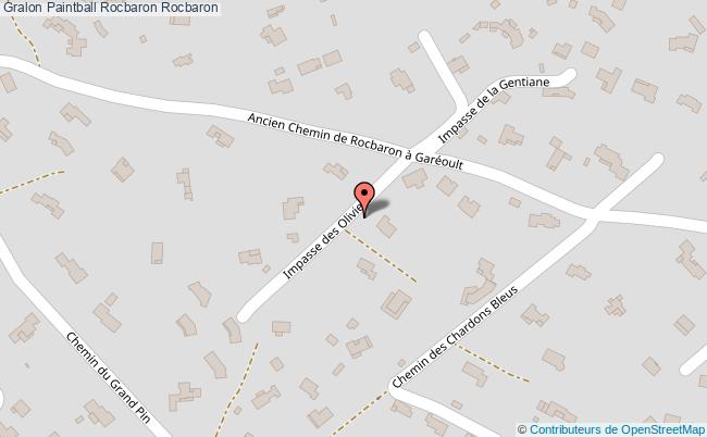 plan Paintball Rocbaron Rocbaron Rocbaron