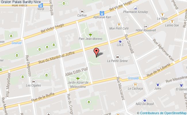 plan Palais Baréty Nice Nice