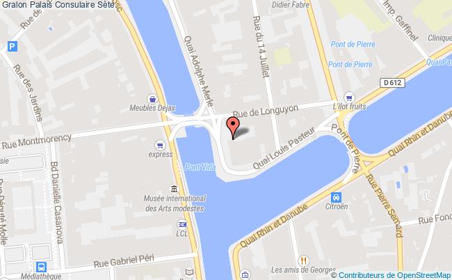 plan Palais Consulaire Sète Sète